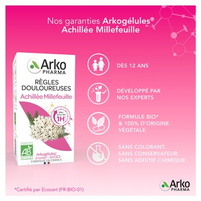 Arkopharma Arkogélules Règles Douloureuses Bio 30 Gélules