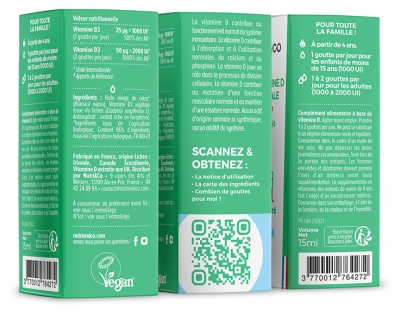 Nutri&Co Vitamine D Végétale 15 ml