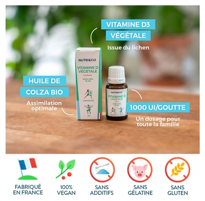 Nutri&Co Vitamine D Végétale 15 ml