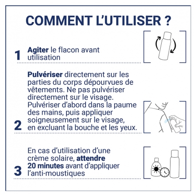 Insect Ecran Actif Végétal Brume Anti-Moustiques Lot de 2 x 100 ml