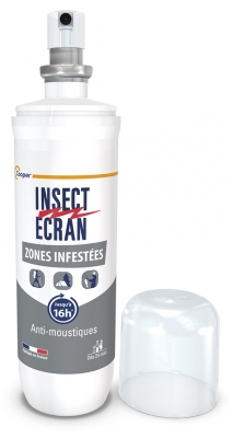 Insect Ecran Anti-Moustiques Spray Répulsif Peau Zones Infestées Lot de 2 x 100 ml
