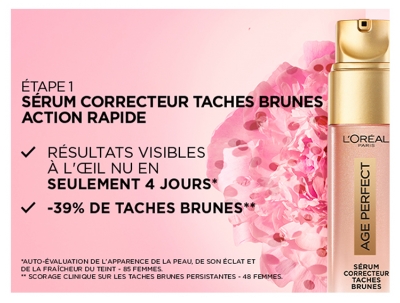 L'Oréal Paris Age Perfect Taches Brunes Sérum Correcteur Action Rapide 30 ml