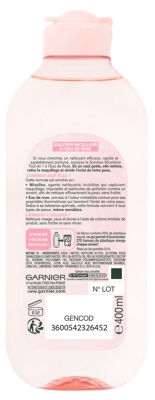 Garnier SkinActive Solution Micellaire Tout en 1 Eau de Rose 400 ml