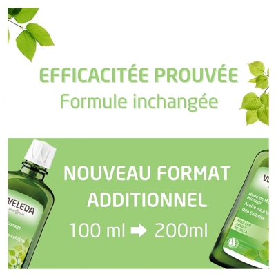 Weleda Huile de Massage Minceur au Bouleau 200 ml