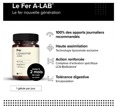 A-Lab Fer Liposomal 60 Gélules