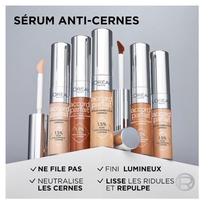 L'Oréal Paris Accord Parfait Sérum Correcteur Lumineux 11 ml - Teinte : 2R Médium Clair