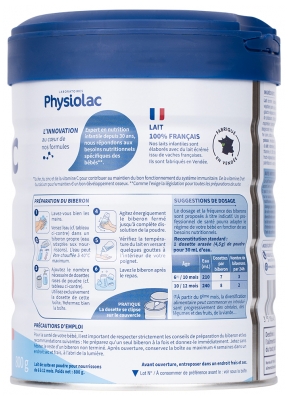 Physiolac 2 6 à 12 Mois 800 g