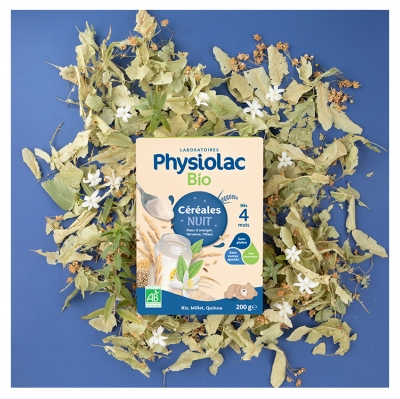Physiolac Bio Céréales Nuit Dès 4 Mois 200 g