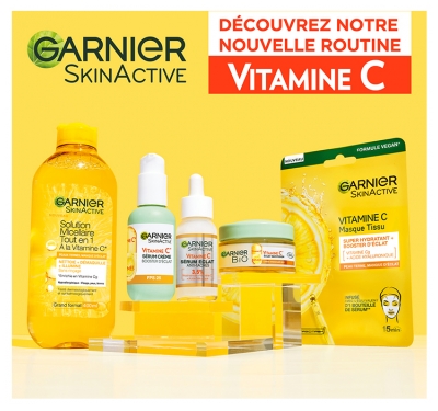 Garnier SkinActive Vitamine C Crème Hydratante Éclat Quotidien Bio 50 ml