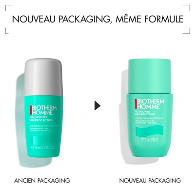 Biotherm Homme Aquapower Anti-Transpirant 48h Protection Lot de 2 x 75 ml