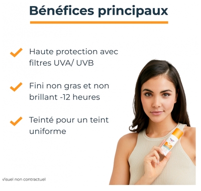 Eucerin Sun Protection Oil Control Gel-Crème Teintée Médium SPF50+ 50 ml