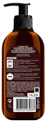 L'Oréal Paris Men Expert Barber Club 3in1 Cleanser 200 ml