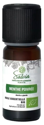 Salvia Nutrition Olejek Eteryczny z Mięty Pieprzowej Organiczny 10 ml Salvia Nutrition Olejek Eteryczny z Mięty Pieprzowej Organiczny 10 ml