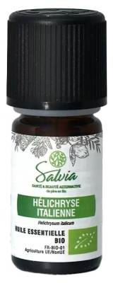 Salvia Nutrition Italian Helichrysum Essential Oil Organic 5 ml Salvia Nutrition Italian Helichrysum Essential Oil Organic 5 ml