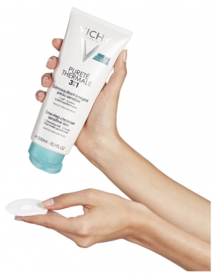 Vichy Pureté Thermale Démaquillant Intégral 3en1 Peau Sensible 300 ml