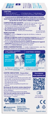 Laboratoire de la Mer Respimer NetiFlow Kit d'Irrigation Nasale 1 Dispositif + 6 Sachets