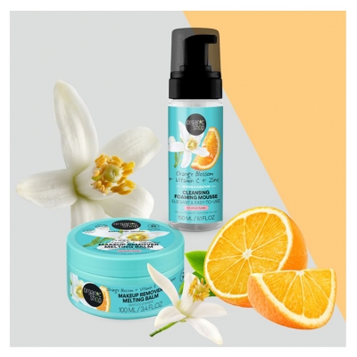 Organic Shop Pianka Oczyszczająca z Kwiatem Pomarańczy 160 ml