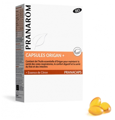Pranarôm Pranacaps Origan+ Bio 30 Capsules