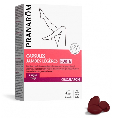 Pranarôm Circularom Capsules Forte Jambes Légères 30 Capsules