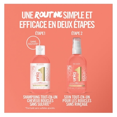 Revlon Shampoing Tout-en-Un Uniq One Curls