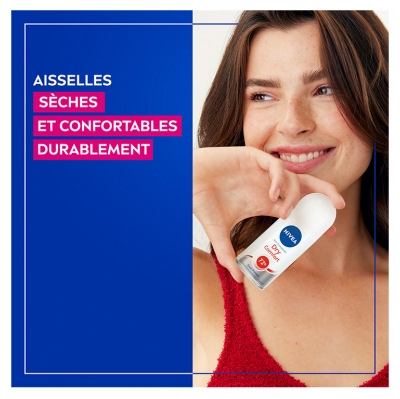 Nivea Dry Comfort Dual Protect Déodorant Anti-Transpirant 72H Roll-On 50 ml