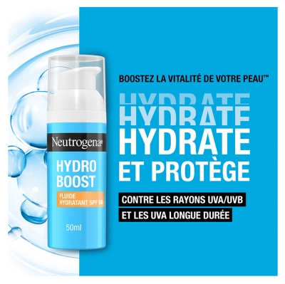 Neutrogena Hydro Boost Fluide Hydratant Sans Parfum SPF50 50 ml