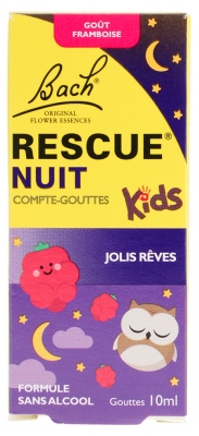 Rescue Bach Kids Night Dropper Raspberry 10 ml Rescue Bach Kids Night Dropper Raspberry 10 ml