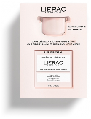 Lierac Lift Integral La Crème Nuit Régénérante 50 ml + La Crème Nuit Régénérante Recharge 50 ml Offerte