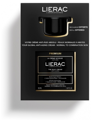 Lierac Premium La Crème Soyeuse 50 ml + La Crème Soyeuse Recharge 50 ml Offerte