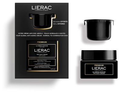 Lierac Premium La Crème Soyeuse 50 ml + La Crème Soyeuse Recharge 50 ml Offerte