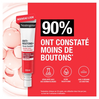 Neutrogena Anti-Boutons + Sérum Quotidien Sans Parfum 30 ml