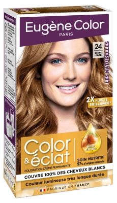 Eugène Color Color & Eclat - Les Naturelles Very Long Lasting Permanent Color - Hair Colour: 24 Golden Blond Eugène Color Color & Eclat - Les Naturelles Very Long Lasting Permanent Color - Hair Colour: 24 Golden Blond