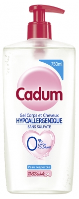 Cadum Hipoalergiczny żel do Włosów i Ciała 750 ml Cadum Hipoalergiczny żel do Włosów i Ciała 750 ml