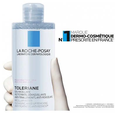 La Roche-Posay Tolériane Eau Micellaire Lot de 2 x 400 ml