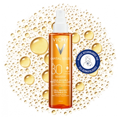 Vichy Capital Soleil Invisible Oil Cellular Protection SPF30 200 ml