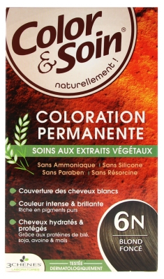 Les 3 Chênes Color & Soin Permanent Color Care - Hair Colour: Dark Blond: 6N Les 3 Chênes Color & Soin Permanent Color Care - Hair Colour: Dark Blond: 6N