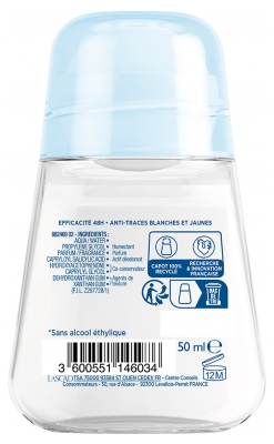 Narta Hipoalergiczny Niewidoczny Dezodorant 48H 50 ml