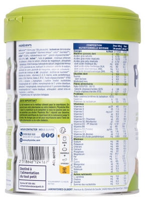 Physiolac Bio 1 0 à 6 Mois 800 g