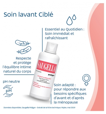 Saugella Poligyn Soin Lavant Intime 500 ml