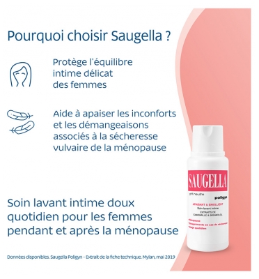 Saugella Poligyn Soin Lavant Intime 250 ml