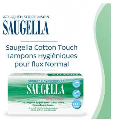 Saugella Cotton Touch 16 Tampons Hygiéniques Normal