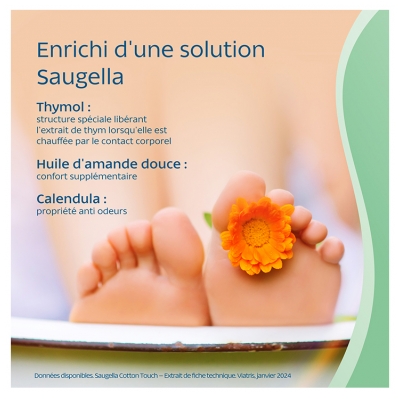 Saugella Cotton Touch 16 Tampons Hygiéniques Super
