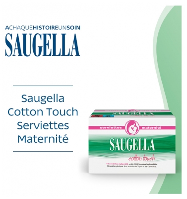 Saugella Cotton Touch 10 Serviettes Maternité