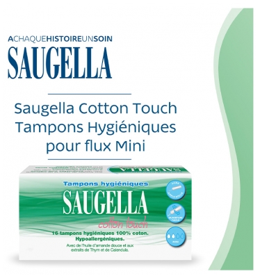 Saugella Cotton Touch 16 Tampons Hygiéniques Mini