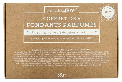 Natura Square Coffret Les Petits Glow 6 Fondants Parfumés Lâcher-Prise & Harmonie Bio 65 g