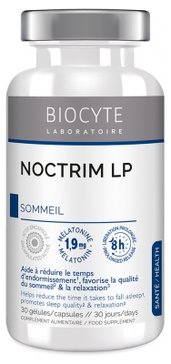 Biocyte Noctrim LP Sleep Melatonin 1.9 mg 30 Capsules Biocyte Noctrim LP Sleep Melatonin 1.9 mg 30 Capsules