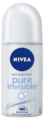 Nivea Pure Invisible 48H Anti-Perspirant Deodorant Roll-On 50 ml