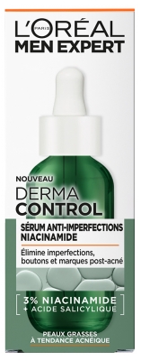L'Oréal Paris Men Expert Derma Control Serum Przeciw Niedoskonałościom z Niacynamidem 30 ml