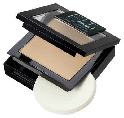 Maybelline New York Fit Me! Matte + Poreless Compact Powder 9 g - Barwa: 120 Classic Ivory