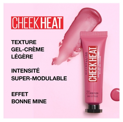 Maybelline New York Cheek Heat Blush Gel-Crème 10 ml